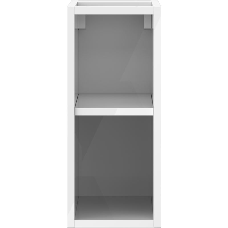 Mexen Box-A offene Schrank mit Regal 20 cm, weißer Glanz - 91AX2-0200-470-0-00