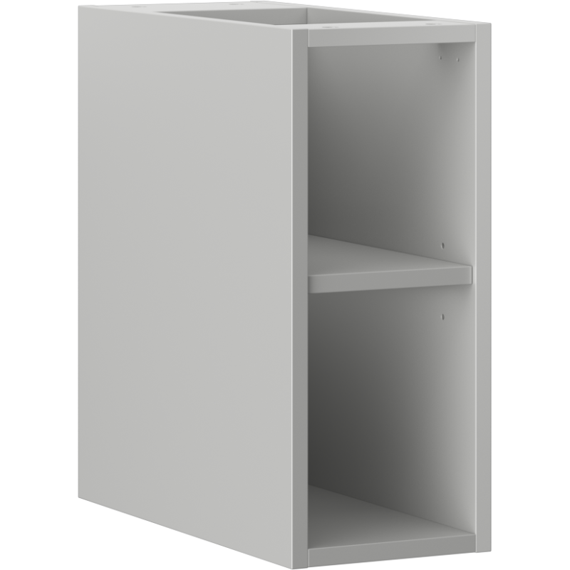 Mexen Box-A offenes Schrankregal mit Ablage 20 cm, grau matt - 91AX2-0200-470-0-62