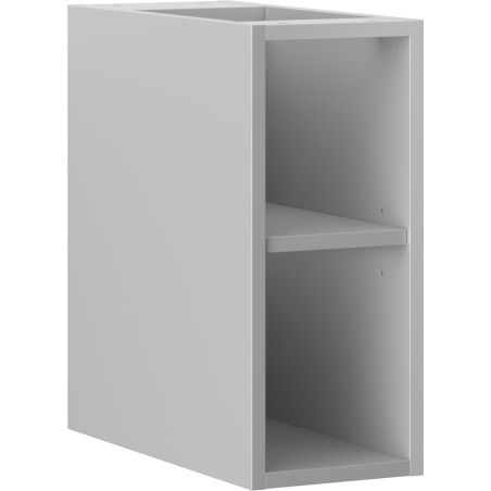 Mexen Box-A offenes Schrankregal mit Ablage 20 cm, grau matt - 91AX2-0200-470-0-62