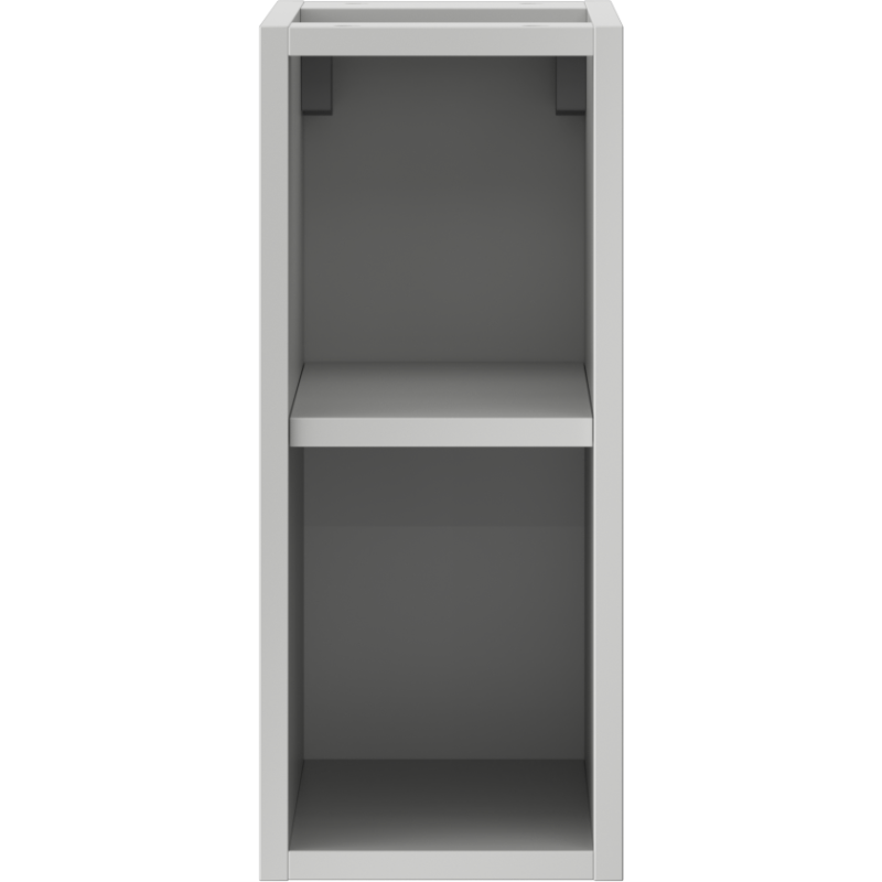 Mexen Box-A offenes Schrankregal mit Ablage 20 cm, grau matt - 91AX2-0200-470-0-62
