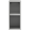 Mexen Box-A offenes Schrankregal mit Ablage 20 cm, grau matt - 91AX2-0200-470-0-62