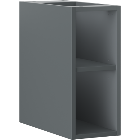 Mexen Box-A offene Schrank mit Regal 20 cm, graphit matt - 91AX2-0200-470-0-66