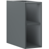 Mexen Box-A offene Schrank mit Regal 20 cm, graphit matt - 91AX2-0200-470-0-66
