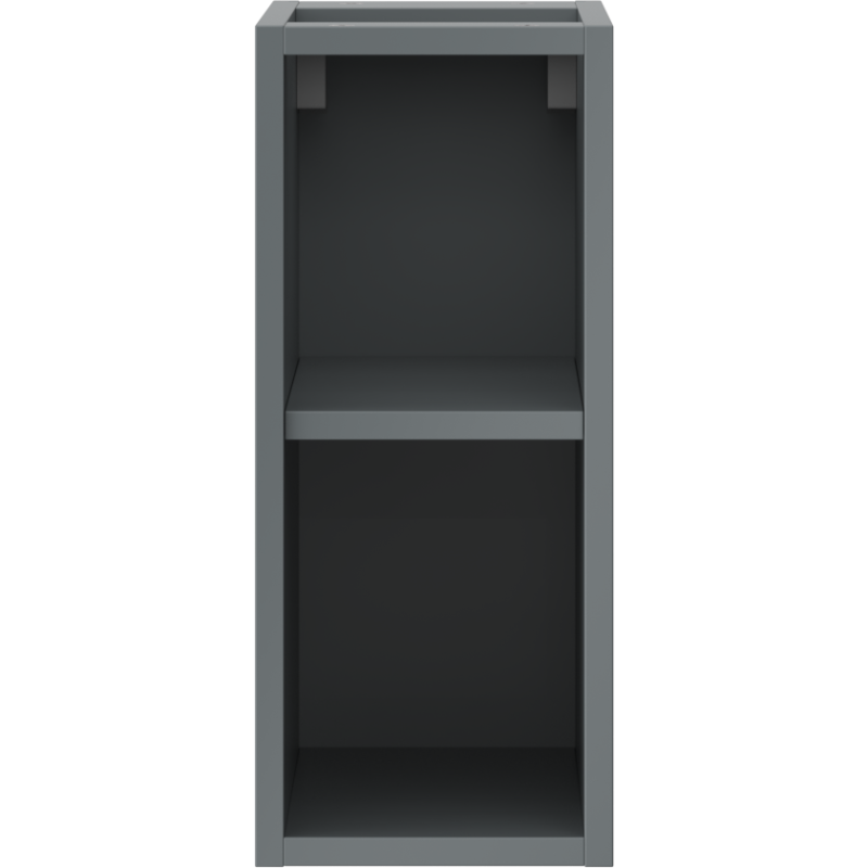 Mexen Box-A offene Schrank mit Regal 20 cm, graphit matt - 91AX2-0200-470-0-66
