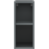 Mexen Box-A offene Schrank mit Regal 20 cm, graphit matt - 91AX2-0200-470-0-66