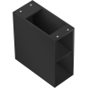 Mexen Box-A offenes Schränkchen mit Regal 20 cm, schwarz matt - 91AX2-0200-470-0-71