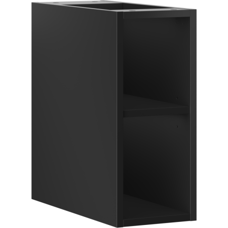 Mexen Box-A offenes Schränkchen mit Regal 20 cm, schwarz matt - 91AX2-0200-470-0-71