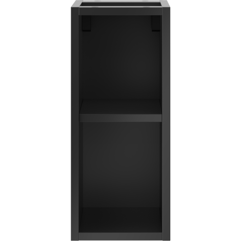 Mexen Box-A offenes Schränkchen mit Regal 20 cm, schwarz matt - 91AX2-0200-470-0-71
