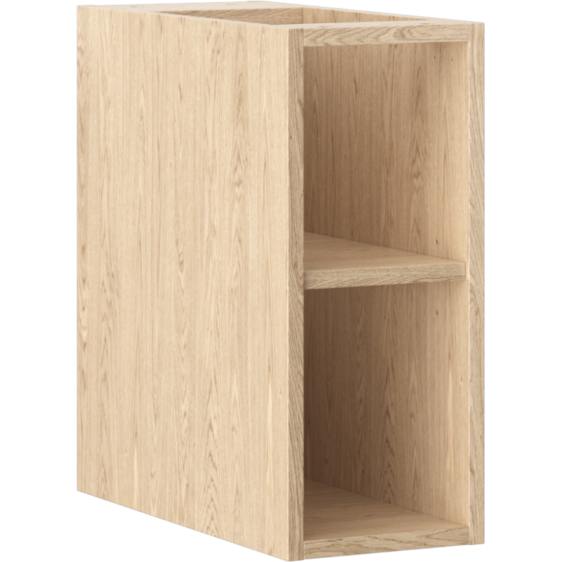 Mexen Box-A offene Schrank mit Regal 20 cm, Eiche - 91AX2-0200-470-0-81