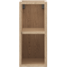 Mexen Box-A offene Schrank mit Regal 20 cm, Eiche - 91AX2-0200-470-0-81
