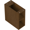 Mexen Box-A offener Schrank mit Regal 20 cm, Nussbaum - 91AX2-0200-470-0-86