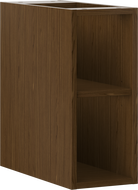 Mexen Box-A offener Schrank mit Regal 20 cm, Nussbaum - 91AX2-0200-470-0-86