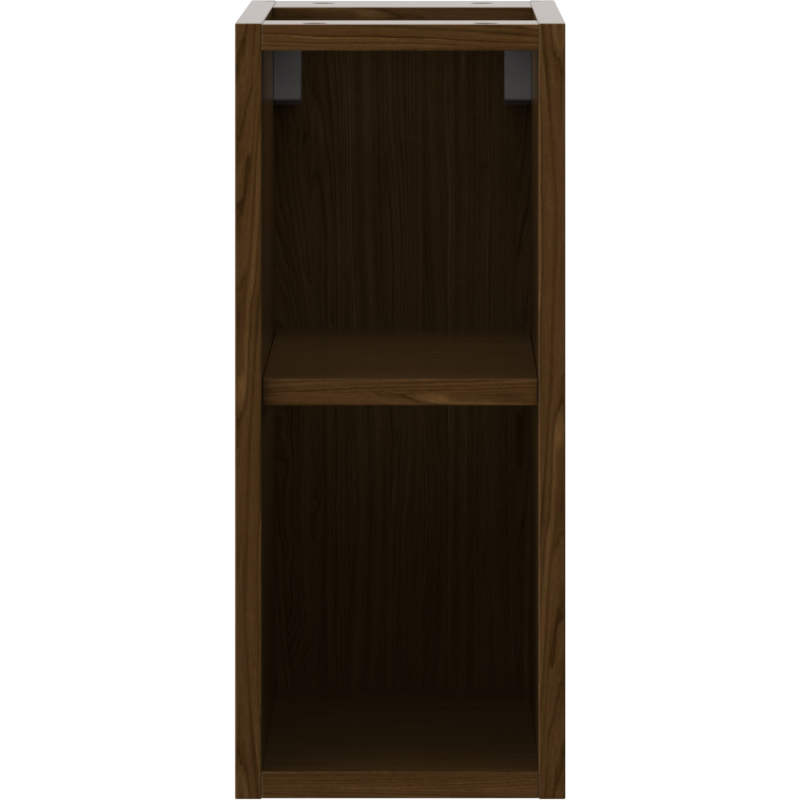 Mexen Box-A offener Schrank mit Regal 20 cm, Nussbaum - 91AX2-0200-470-0-86