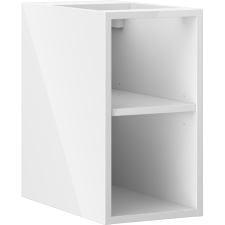 Mexen Box-A offener Schrank mit Regal 25 cm, weiß glänzend - 91AX2-0250-470-0-00