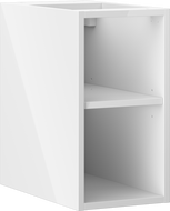 Mexen Box-A offener Schrank mit Regal 25 cm, weiß glänzend - 91AX2-0250-470-0-00