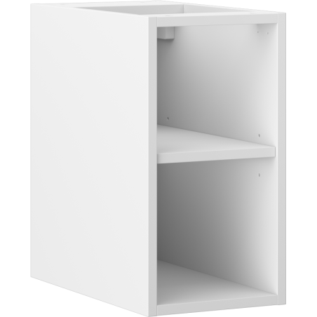 Mexen Box-A offene Schrank mit Regal, 25 cm, mattweiß - 91AX2-0250-470-0-01