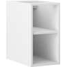 Mexen Box-A offene Schrank mit Regal, 25 cm, mattweiß - 91AX2-0250-470-0-01