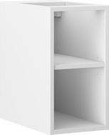 Mexen Box-A offene Schrank mit Regal, 25 cm, mattweiß - 91AX2-0250-470-0-01