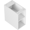 Mexen Box-A offene Schrank mit Regal, 25 cm, mattweiß - 91AX2-0250-470-0-01