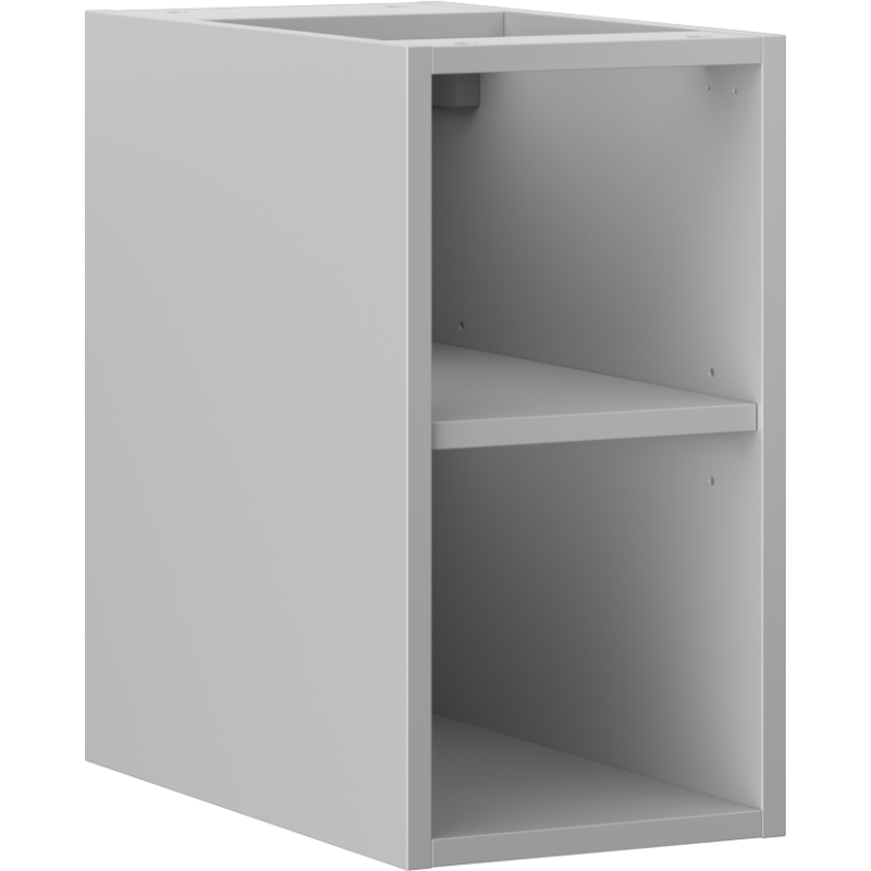 Mexen Box-A offene Schrank mit Regal 25 cm, grau matt - 91AX2-0250-470-0-62