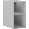 Mexen Box-A offene Schrank mit Regal 25 cm, grau matt - 91AX2-0250-470-0-62