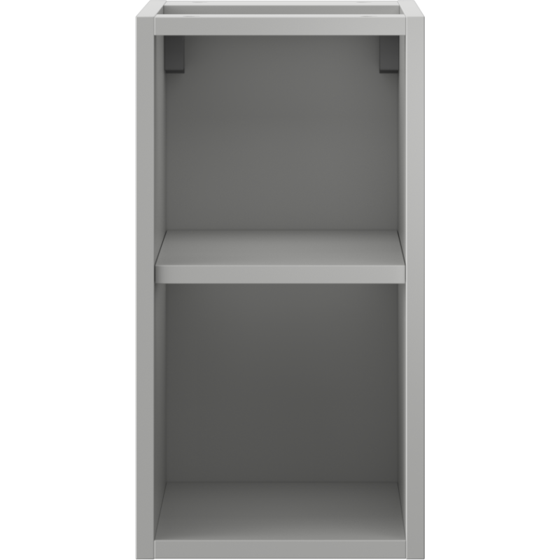 Mexen Box-A offene Schrank mit Regal 25 cm, grau matt - 91AX2-0250-470-0-62