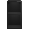 Mexen Box-A offener Schrank mit Regal 25 cm, schwarz glänzend - 91AX2-0250-470-0-70