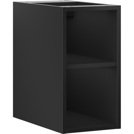 Mexen Box-A offene Schrank mit Regal 25 cm, schwarz matt - 91AX2-0250-470-0-71