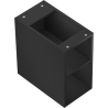 Mexen Box-A offene Schrank mit Regal 25 cm, schwarz matt - 91AX2-0250-470-0-71
