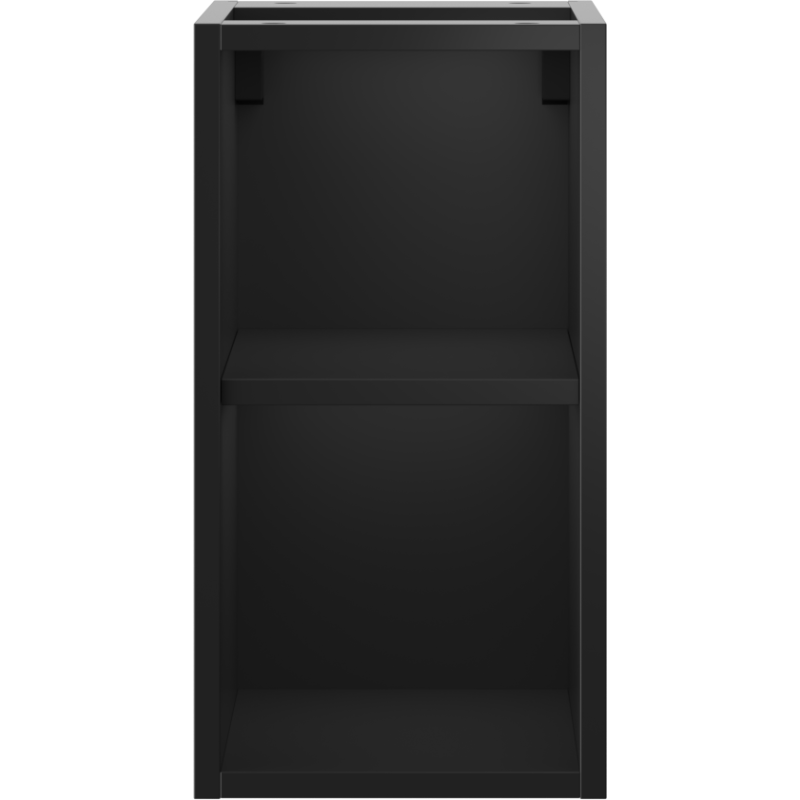 Mexen Box-A offene Schrank mit Regal 25 cm, schwarz matt - 91AX2-0250-470-0-71