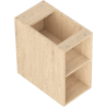 Mexen Box-A offenes Schrankfach mit Regal 25 cm, Eiche - 91AX2-0250-470-0-81