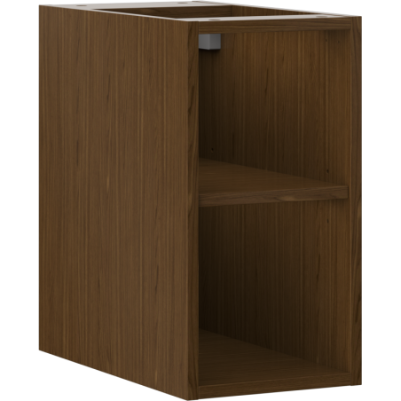 Mexen Box-A offener Schrank mit Einlegeboden 25 cm, Nussbaum - 91AX2-0250-470-0-86
