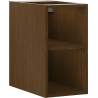 Mexen Box-A offener Schrank mit Einlegeboden 25 cm, Nussbaum - 91AX2-0250-470-0-86