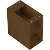 Mexen Box-A offener Schrank mit Einlegeboden 25 cm, Nussbaum - 91AX2-0250-470-0-86
