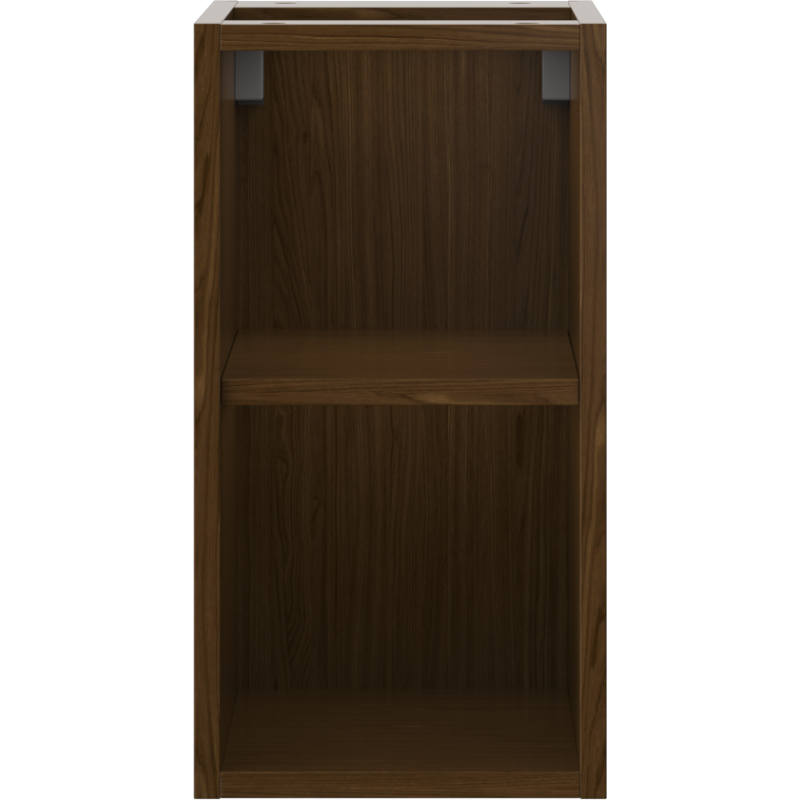 Mexen Box-A offener Schrank mit Einlegeboden 25 cm, Nussbaum - 91AX2-0250-470-0-86