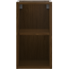 Mexen Box-A offener Schrank mit Einlegeboden 25 cm, Nussbaum - 91AX2-0250-470-0-86