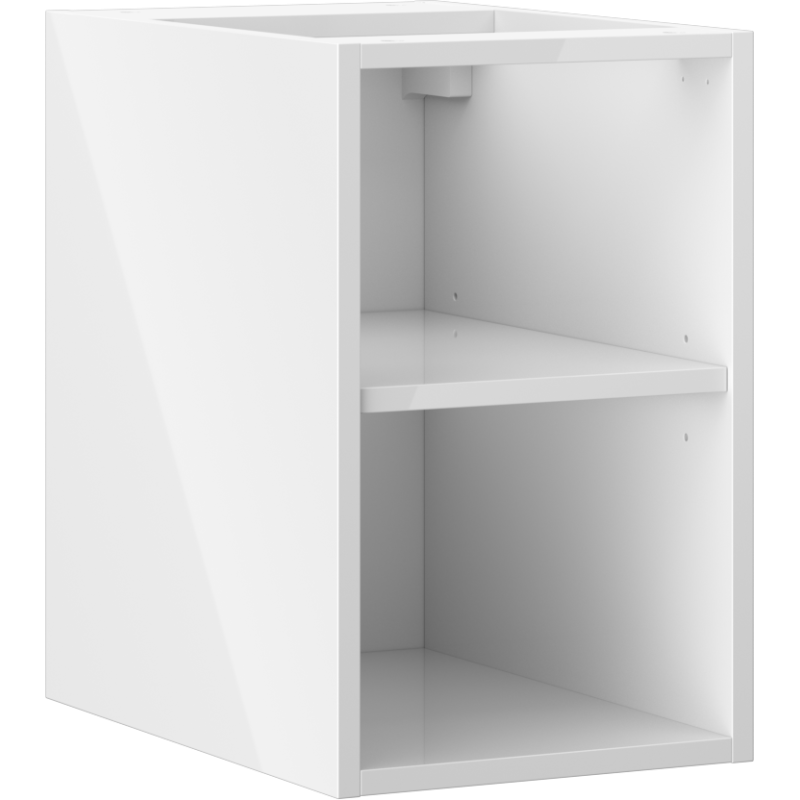 Mexen Box-A offene Schrank mit Regal 30 cm, weiß glänzend - 91AX2-0300-470-0-00