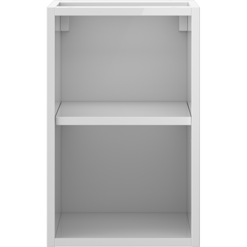 Mexen Box-A offene Schrank mit Regal 30 cm, weiß glänzend - 91AX2-0300-470-0-00