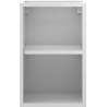 Mexen Box-A offene Schrank mit Regal 30 cm, weiß glänzend - 91AX2-0300-470-0-00