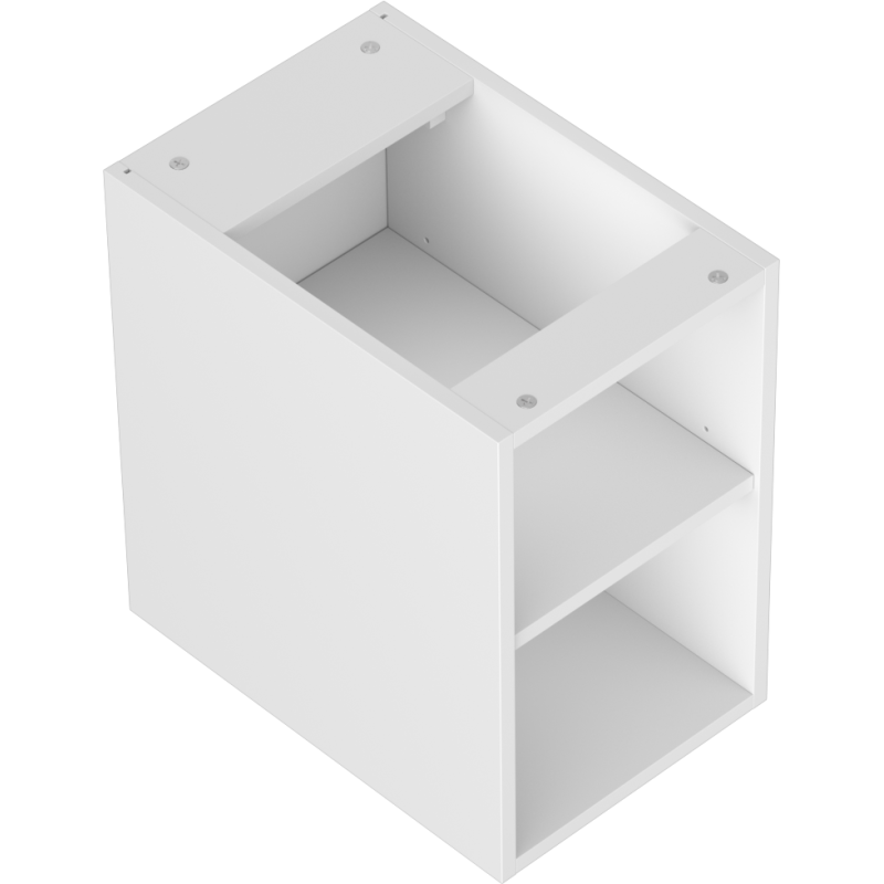 Mexen Box-A offenes Schrankfach mit Regal 30 cm, mattweiß - 91AX2-0300-470-0-01