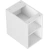 Mexen Box-A offenes Schrankfach mit Regal 30 cm, mattweiß - 91AX2-0300-470-0-01