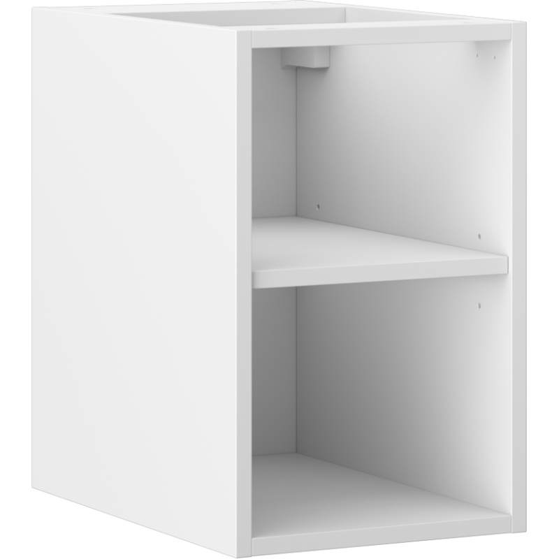 Mexen Box-A offenes Schrankfach mit Regal 30 cm, mattweiß - 91AX2-0300-470-0-01