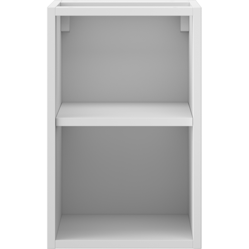 Mexen Box-A offenes Schrankfach mit Regal 30 cm, mattweiß - 91AX2-0300-470-0-01