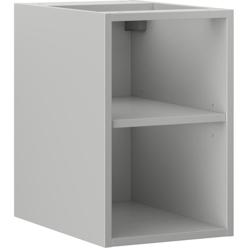 Mexen Box-A offene Schrank mit Regal 30 cm, grau matt - 91AX2-0300-470-0-62