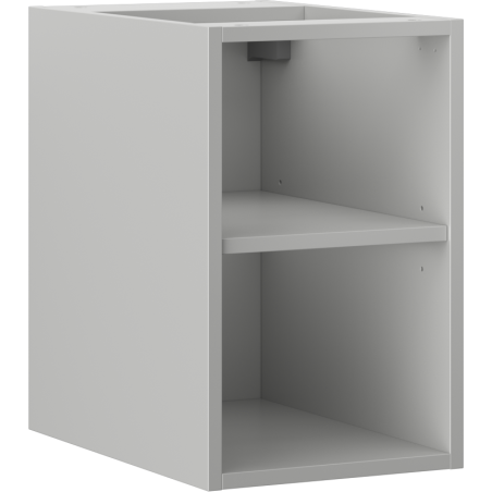 Mexen Box-A offene Schrank mit Regal 30 cm, grau matt - 91AX2-0300-470-0-62