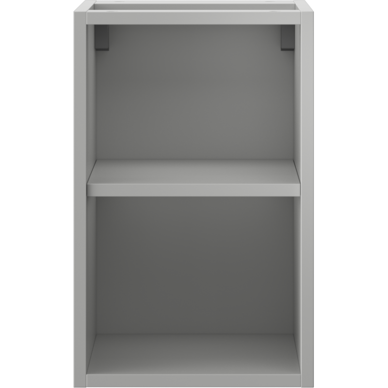 Mexen Box-A offene Schrank mit Regal 30 cm, grau matt - 91AX2-0300-470-0-62