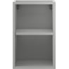 Mexen Box-A offene Schrank mit Regal 30 cm, grau matt - 91AX2-0300-470-0-62