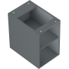 Mexen Box-A offene Schrank mit Regal 30 cm, grafit matt - 91AX2-0300-470-0-66