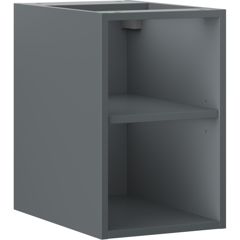 Mexen Box-A offene Schrank mit Regal 30 cm, grafit matt - 91AX2-0300-470-0-66