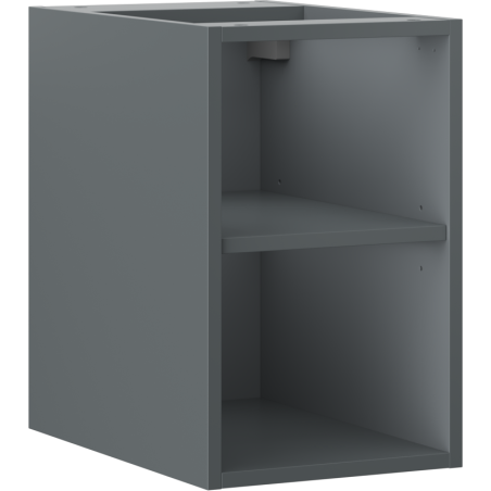Mexen Box-A offene Schrank mit Regal 30 cm, grafit matt - 91AX2-0300-470-0-66